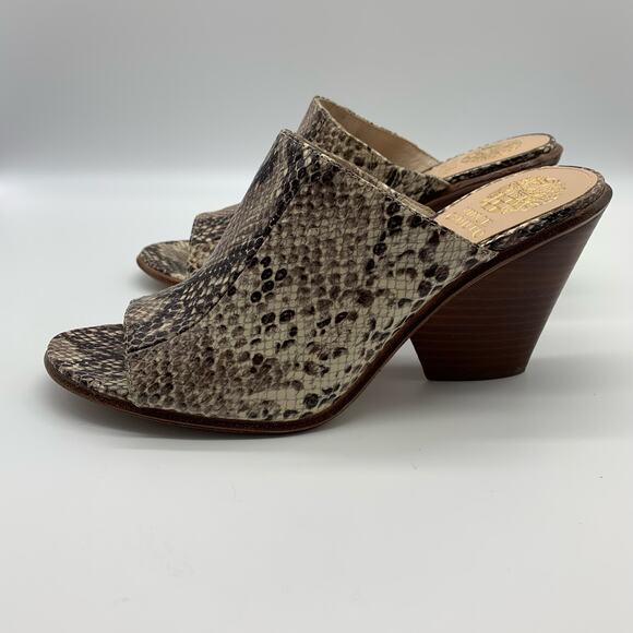 Vince Camuto Womens Dormina Slip On Sandal Open Toe Shoes Mule Slide Sz 9.5 M - Picture 3 of 14